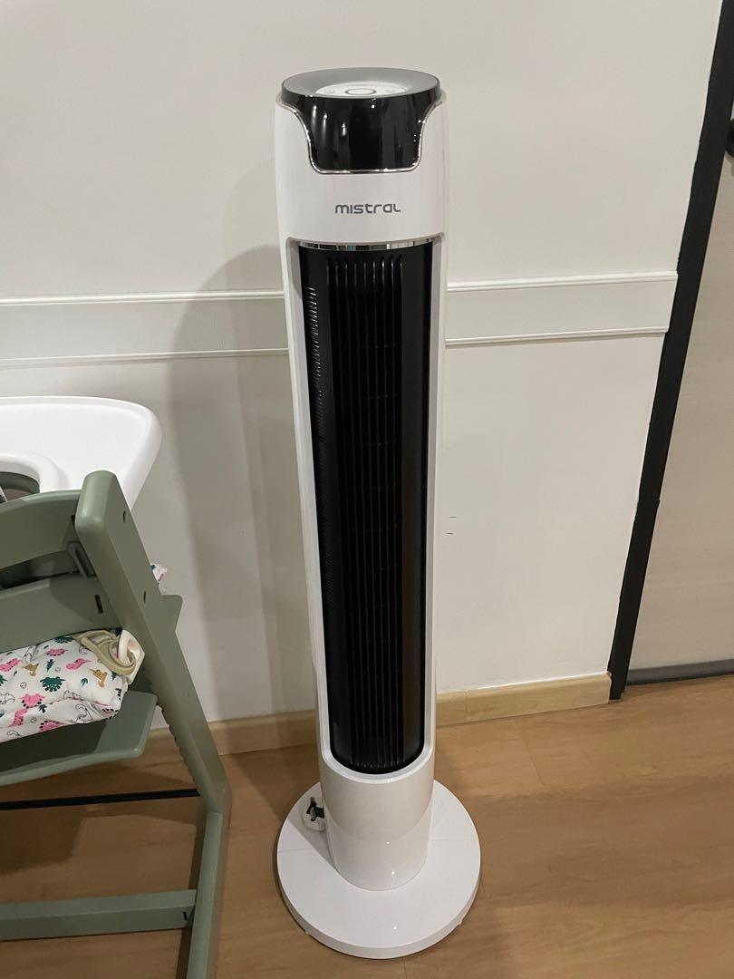 Mistral Tower Fan with Remote Control MFD4880R, Furniture & Home Living