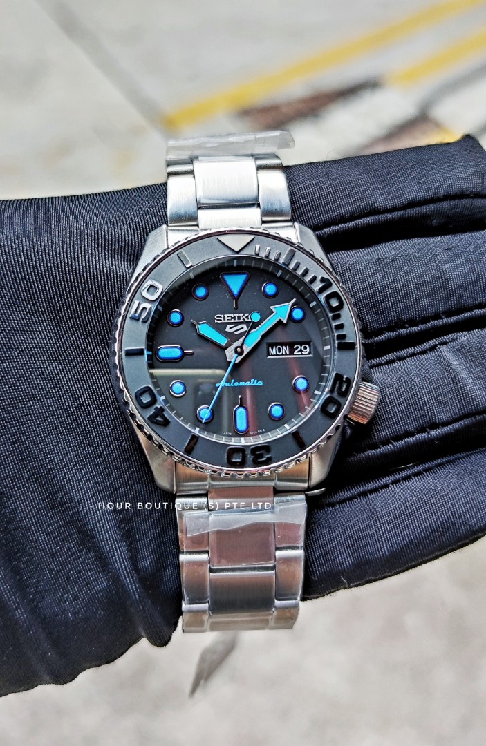 Modded Seiko 5 , Blue Lume Index Based on SRPD81K1, Men's Fashion, Watches  & Accessories, Watches on Carousell