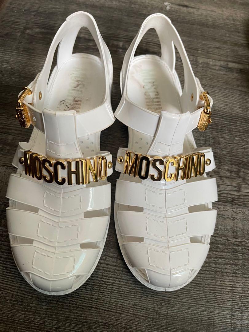 Moschino jelly shoes online