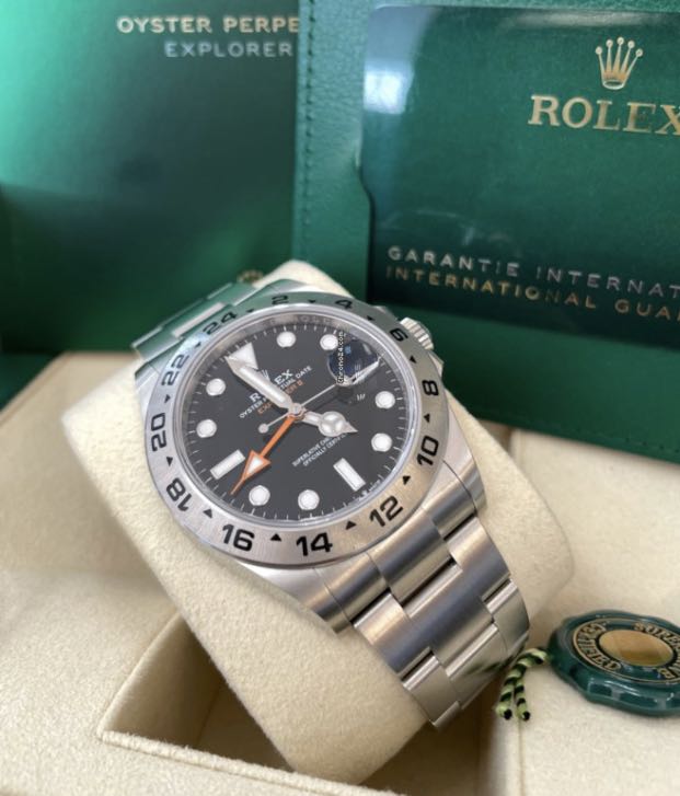 ROLEX EXPLORER II Black dial. Mar 2022 