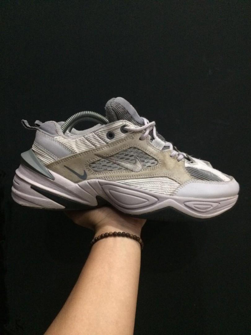 Nike M2K Tekno SP Grey, Fesyen Pria, Sepatu , Sneakers di Carousell
