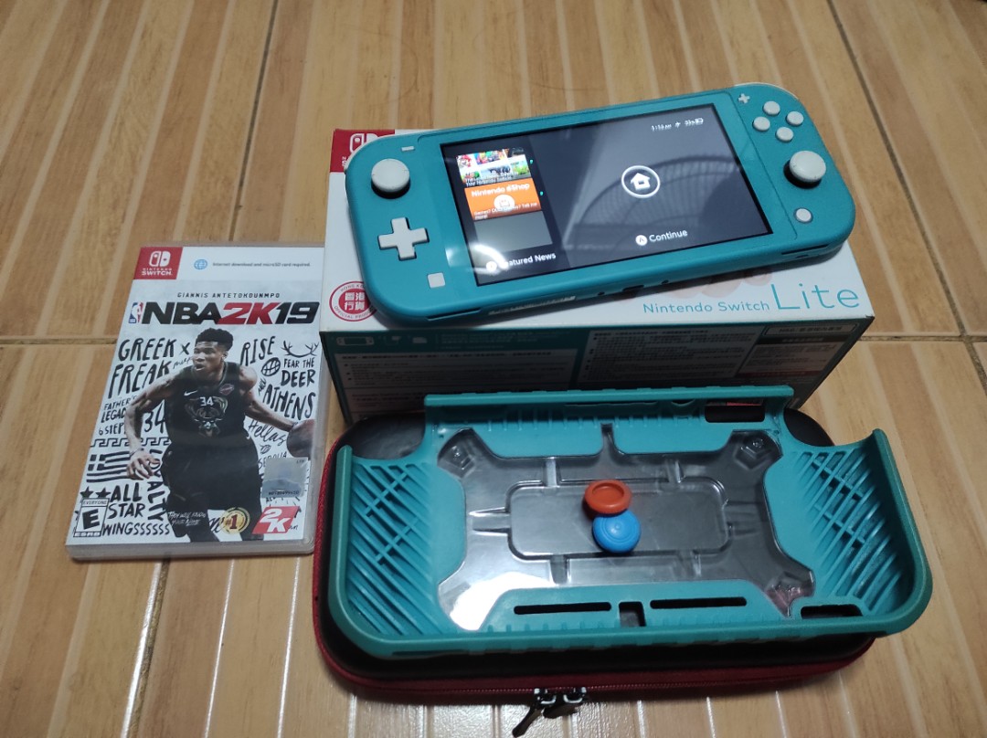 Nintendo Switch Turquoise, Video Gaming, Video Game Consoles, Nintendo ...
