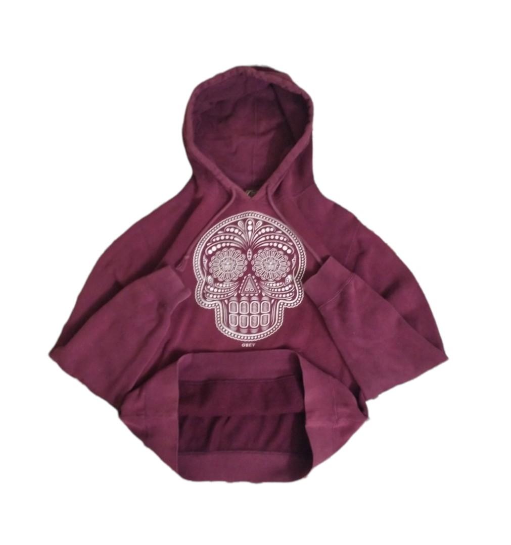Obey skull hoodie sale