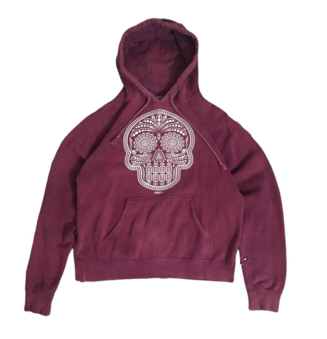 Obey skull hoodie sale