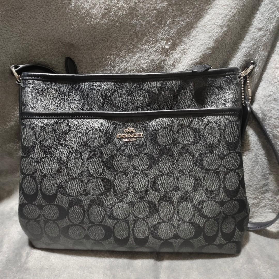 Original Coach Signature file bag (Category: Luxury Bags & Wallets) located in Pasay City. Submitted by sheinnie (Listing ID 1151310327, Image 1). Description: minimal flaws as seen on pic used less than 10 times, bought in the US by my husband for 225$ with tag, care instructions and receipt (faded) but you can see the original Coach paper. rfs decluttering kesa maluma kz naka stock lang.