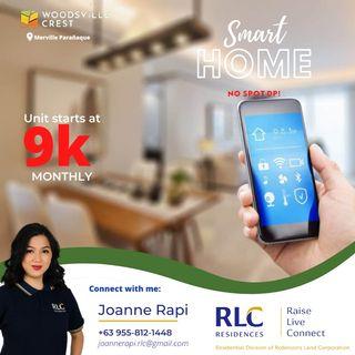 Own your Smart Home at Woodsville Crest Newly launch in Merville Parañaque