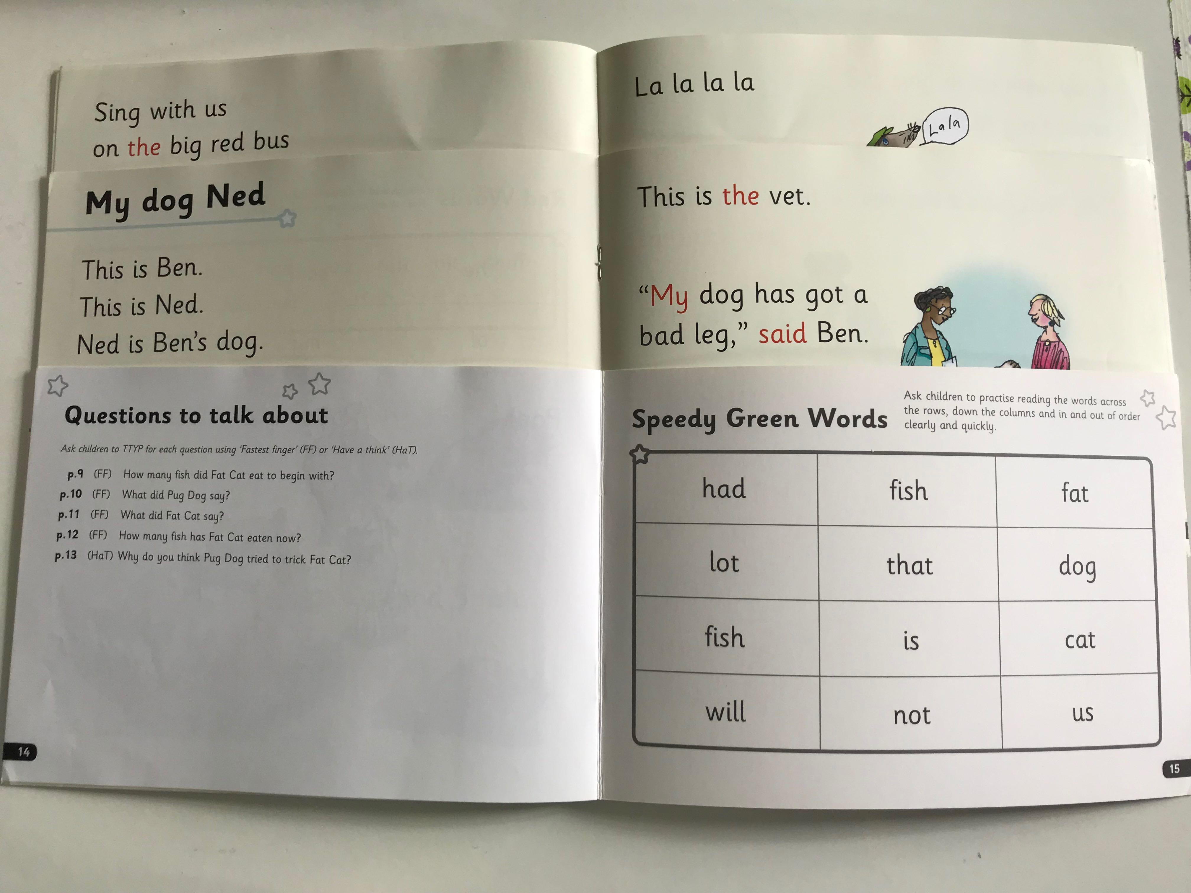 Oxford Phonics RWI (Green Story book), 兒童&孕婦用品, 嬰兒玩具 - Carousell