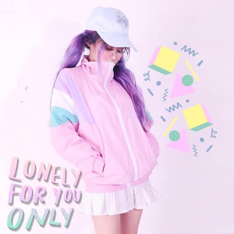Pastel pink windbreaker on sale