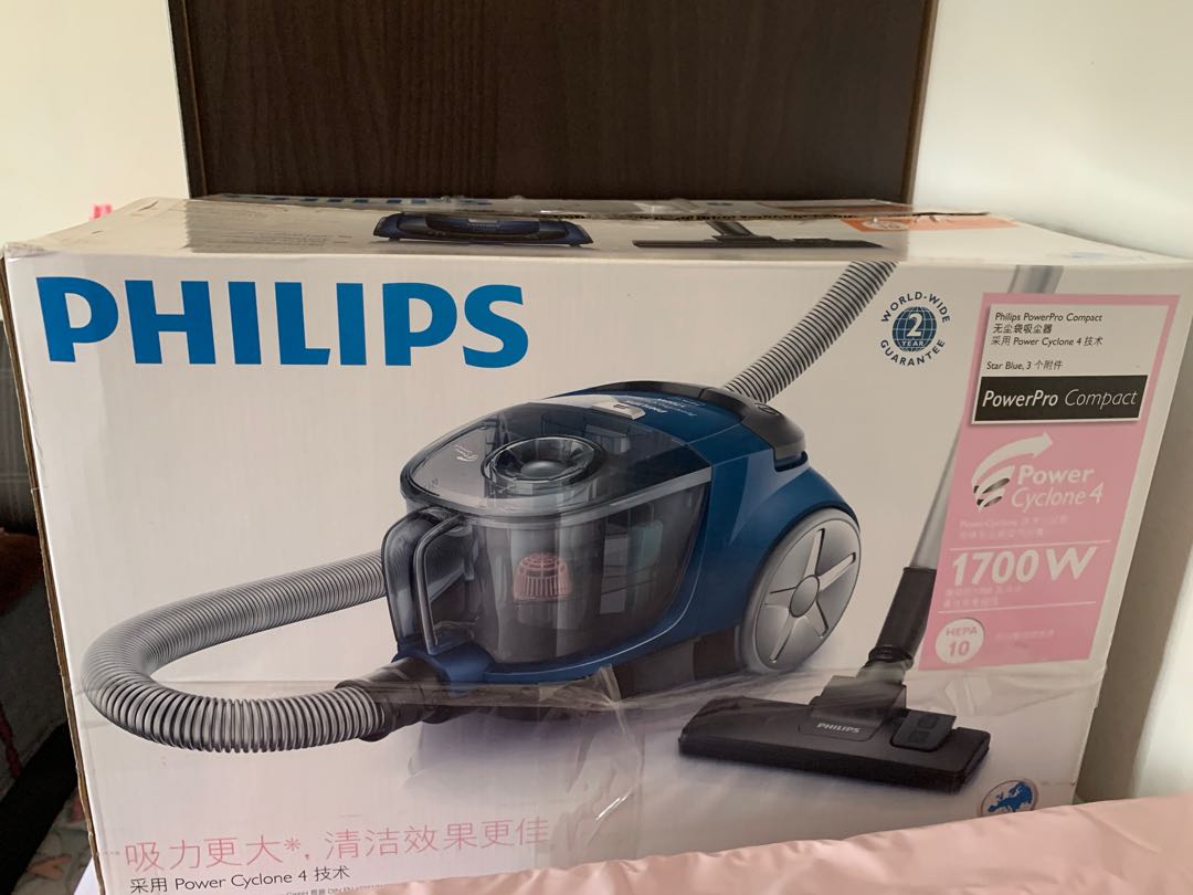Philips power pro compact bag less vacuum cleaner- 1700W, TV & Home ...