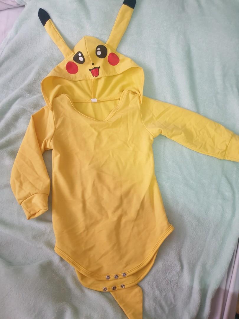 Pikachu Onesie, Babies &amp; Kids, Babies &amp; Kids Fashion on Carousell