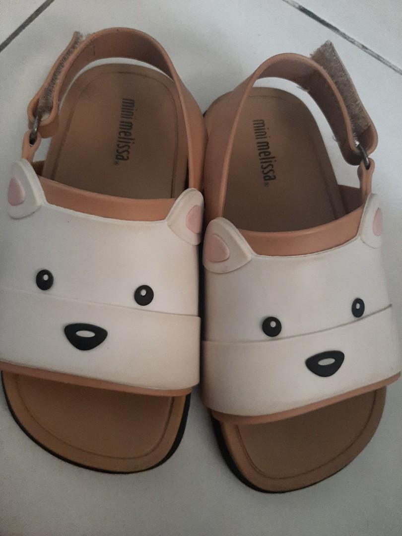 Mini melissa beach slide sandal bear deals