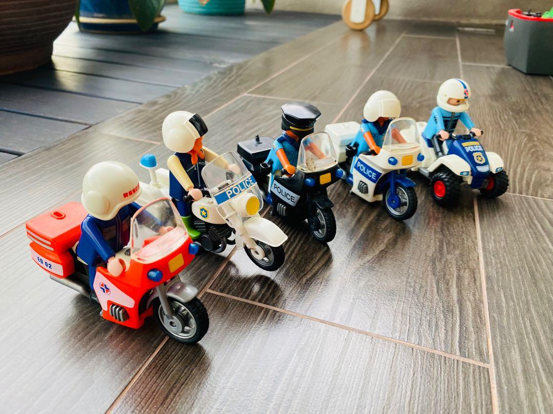 playmobil police motorbike