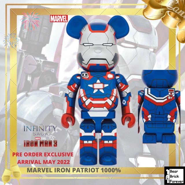 BE@RBRICK IRON PATRIOT 1000％
