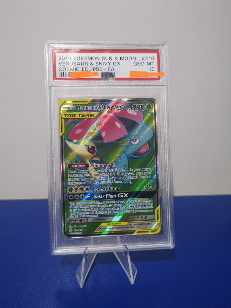 ポケモンカードゲーム VENUSAUR&SNIVY/CELEBI&VENUSAUR GX PSA10 VENUSAUR&SNIVY/CELEBI&VENUSAUR GX PSA10 PSA 10 Venusaur