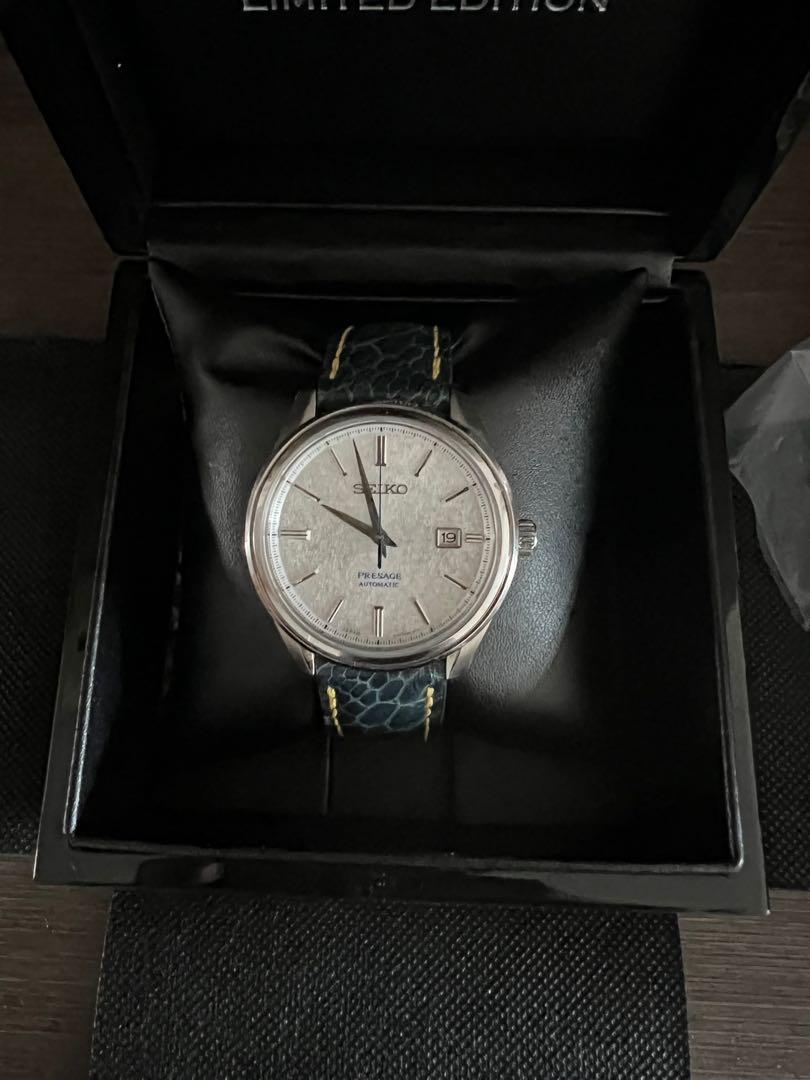 RARE LE Seiko Presage frost lake SJE073J1 6L35 mvt not SARX055