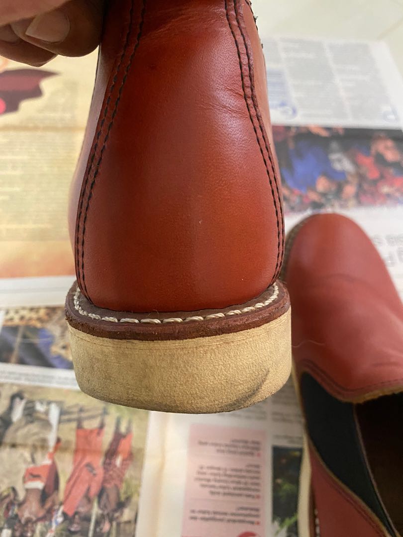 Red wing top romeo work boots