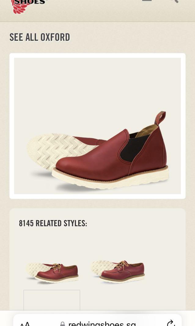 Red Wing Shoes Romeo Style no 8145