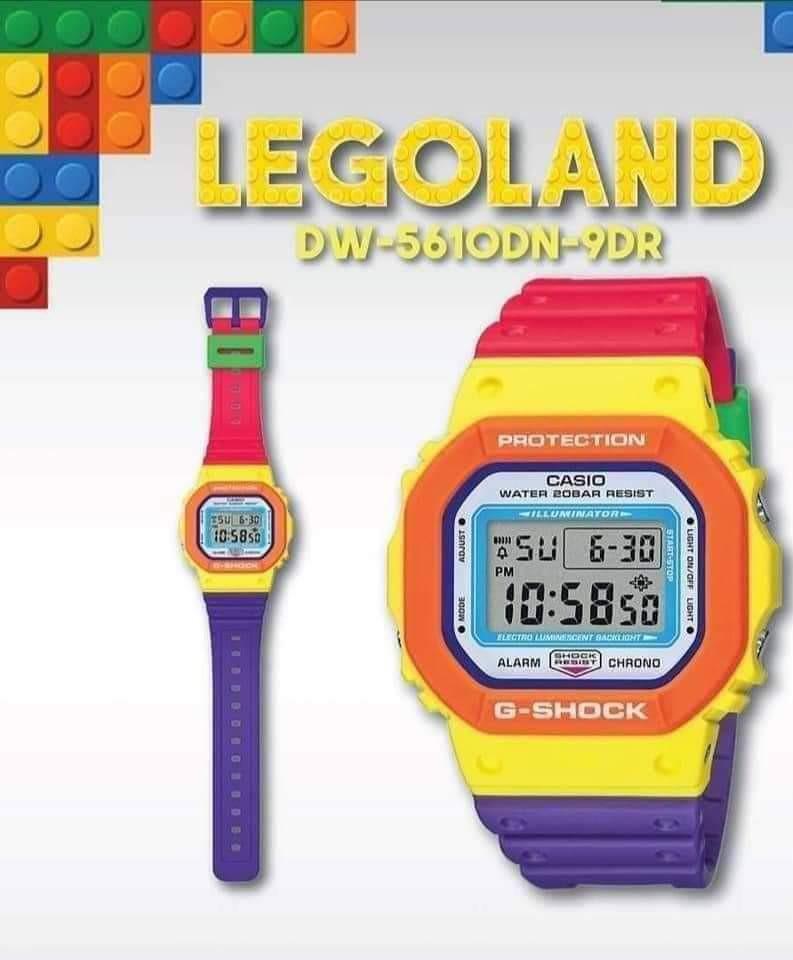 Restock g shock petak legoland colourful original sale
