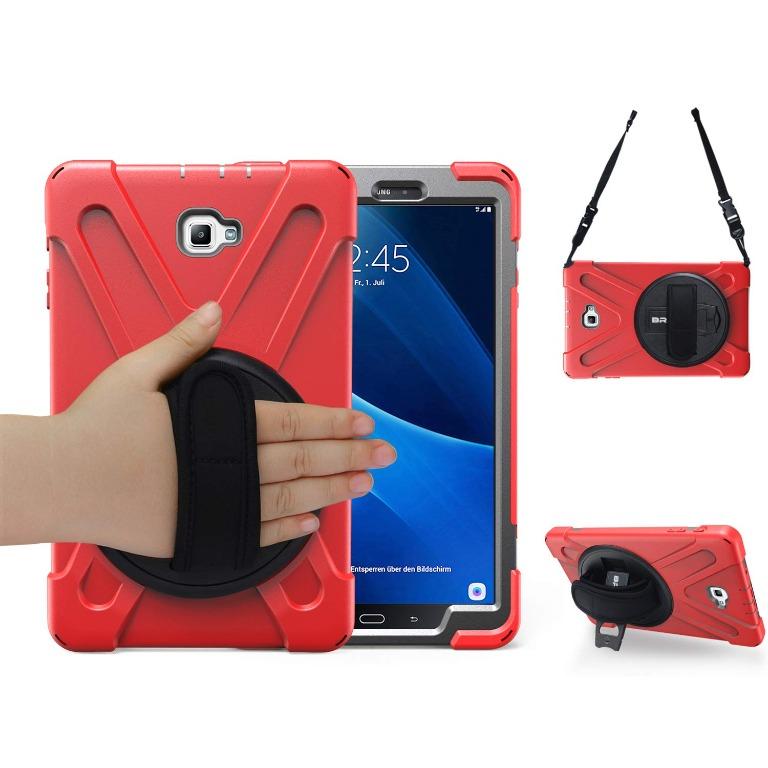 Samsung Galaxy Tab A Case, BRAECN 360 Degree Swivel Stand