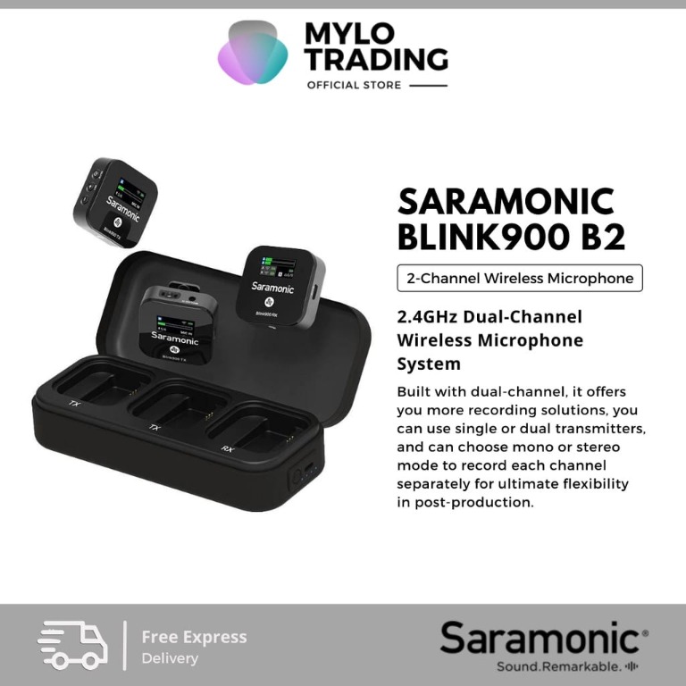 Saramonic Blink 900 Pro B2 2-Person Digital Camera-Mount Wireless