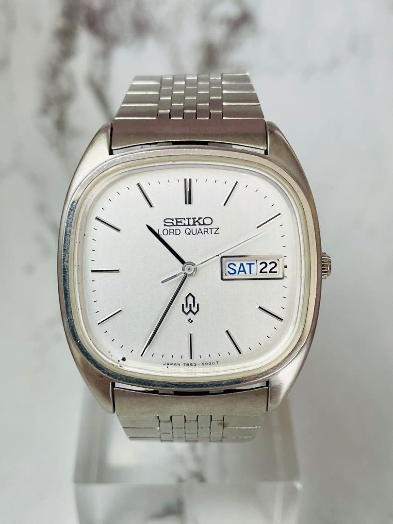 Seiko Lord Quartz Vintage Men's Quartz Watch Ref 7853-5030 Circa 1978,  Men's Fashion, Watches & Accessories, Watches on Carousell