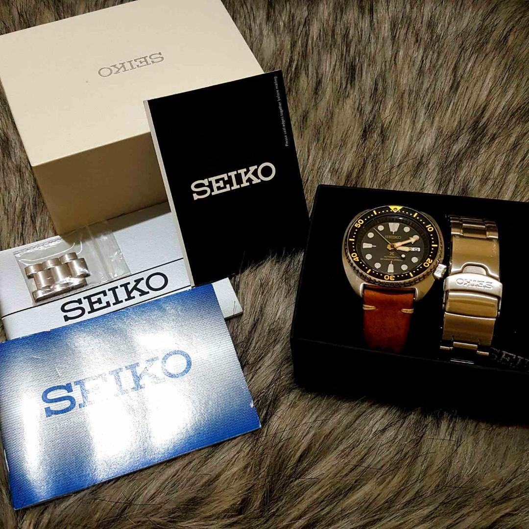 Seiko Prospex SRP775 with extra Hodinkee Leather Strap, Men's Fashion,  Watches & Accessories, Watches on Carousell