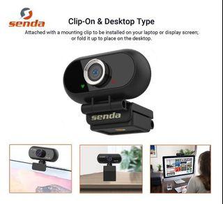 Senda Full HD 1080P 130° wide angle Webcam Autofocus Web Cam HD Video Call For PC With Microphone