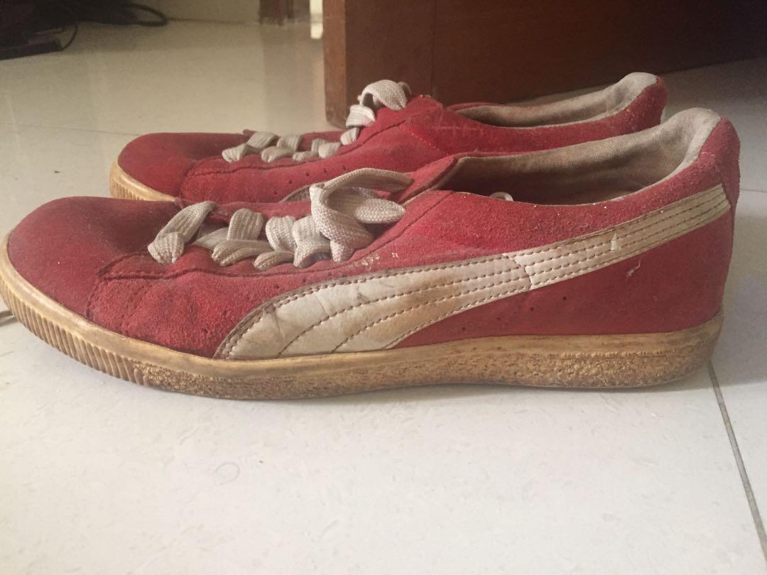 puma shoes brown colour