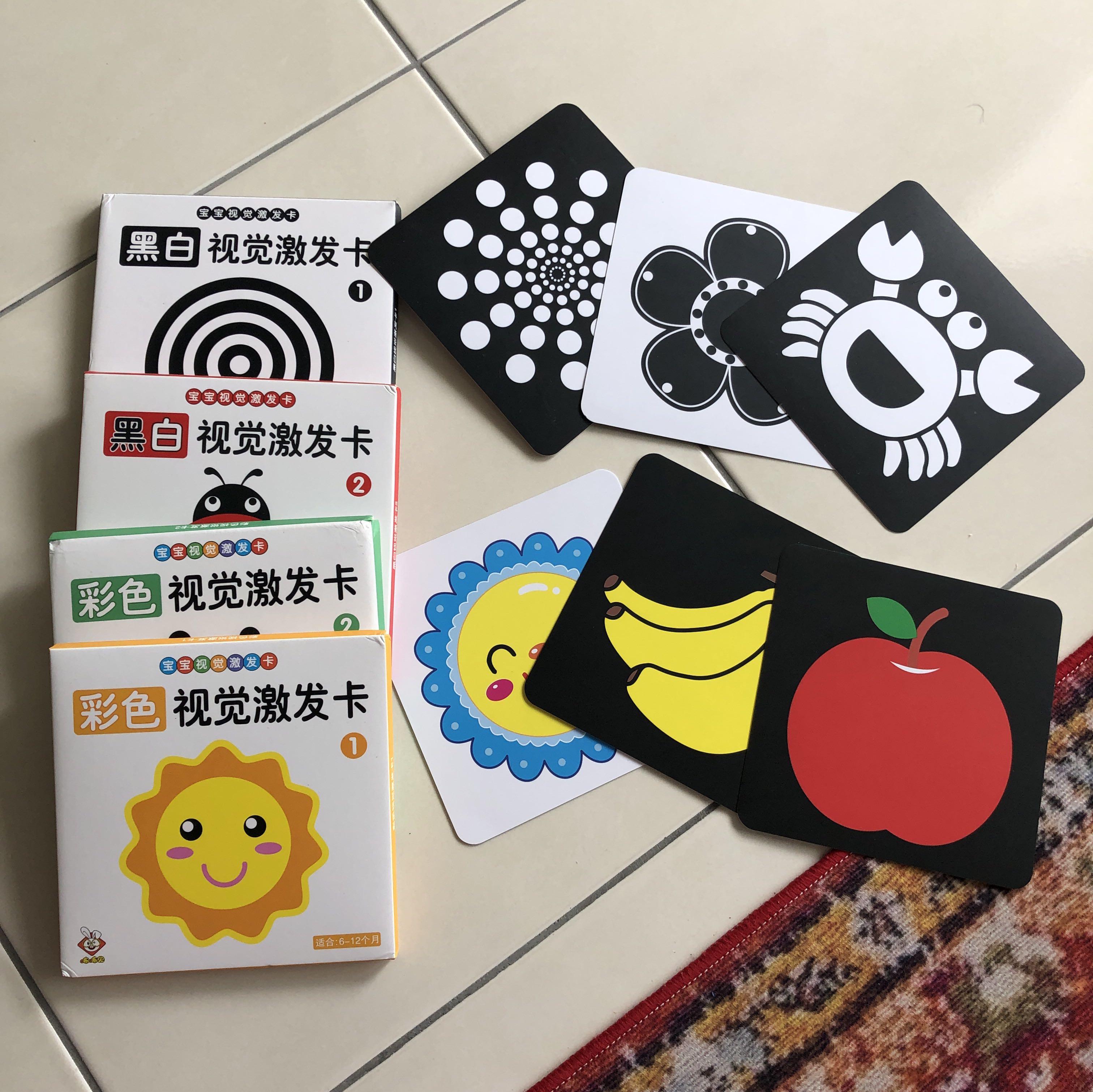 [set]80pcs Baby Flash Card 012 Months Baby Visual Stimulus Cards/Early