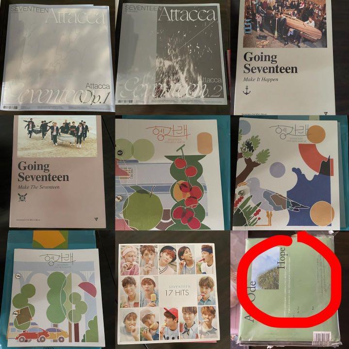 Seventeen 淨專輯, 興趣及遊戲, 收藏品及紀念品, 韓流- Carousell