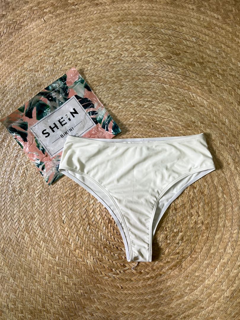 shein white bikini bottoms