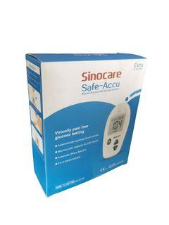 Sinocare Safe-Accu Glucometer Complete Set