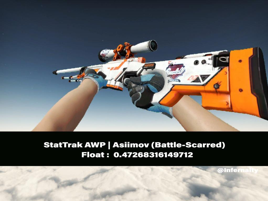 CSGO ST Awp Atheris FN, Video Gaming, Gaming Accessories, In-Game Products  on Carousell