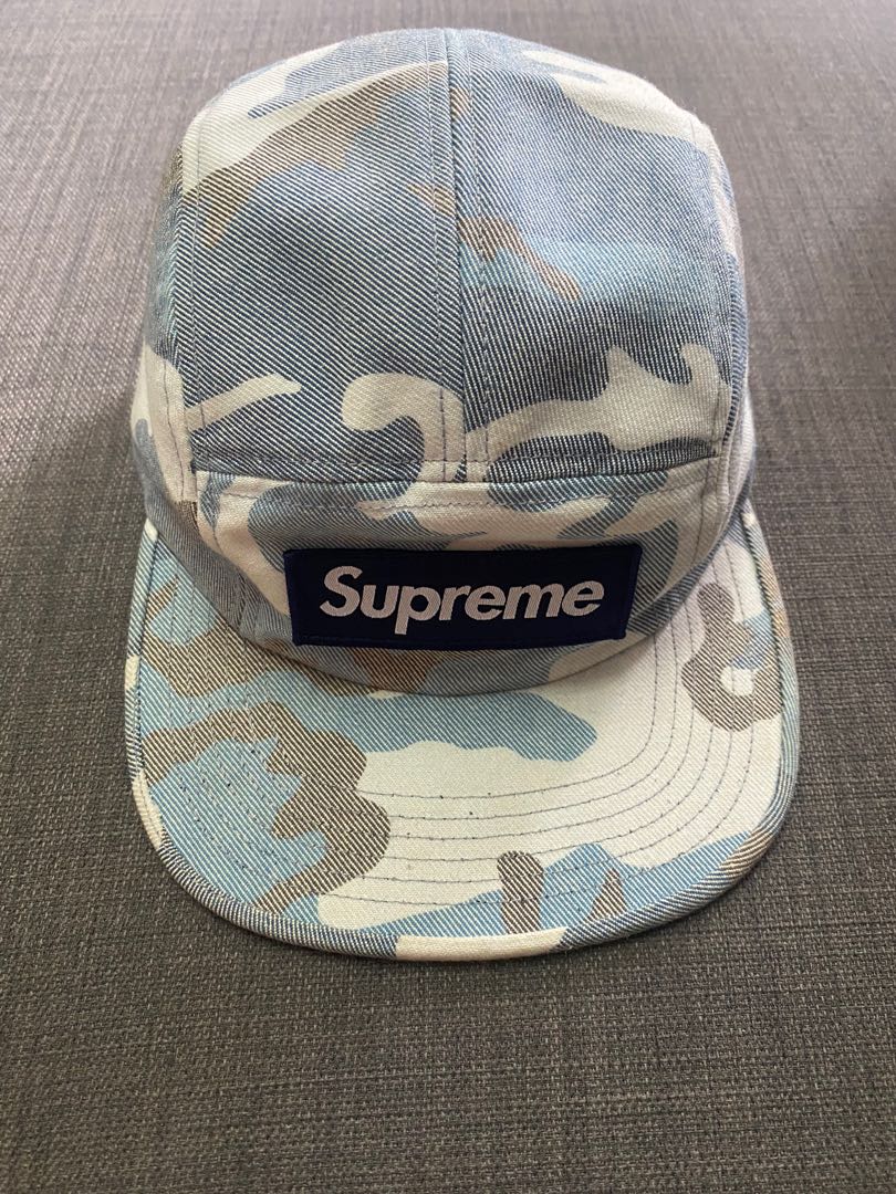 Supreme washed out camo camp cap SS19, Men's Fashion, Watches