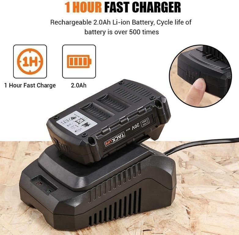 Tacklife 20v on sale battery
