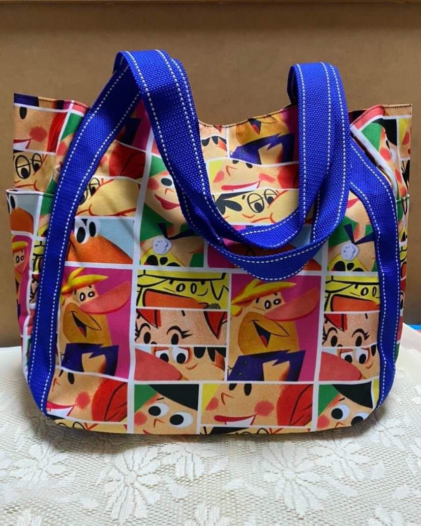The Flintstones tote bag, Women's Fashion, Bags & Wallets, Tote Bags on ...