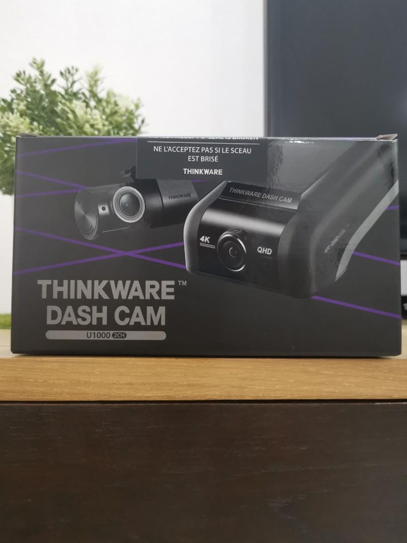 Thinkware U1000 2CH 4K UHD (64GB Original SD Card), Car Accessories