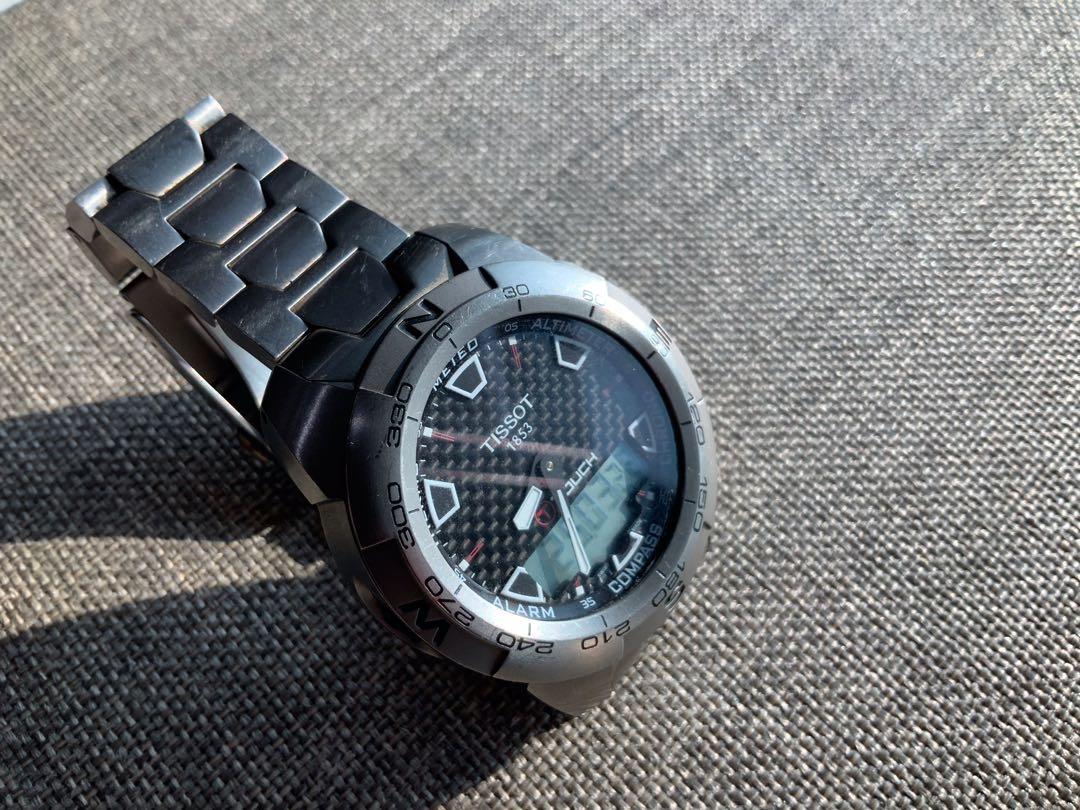 Tissot Men s T0134204420100 T Touch Expert Titanium Watch