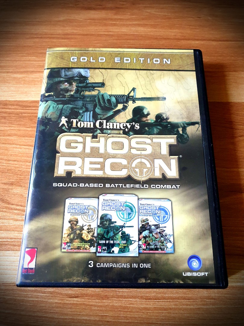 Tom Clancy S Ghost Recon Gold Edition 3 Campaigns In 1 02 Pc Game Bn Video Gaming Video Games Others On Carousell
