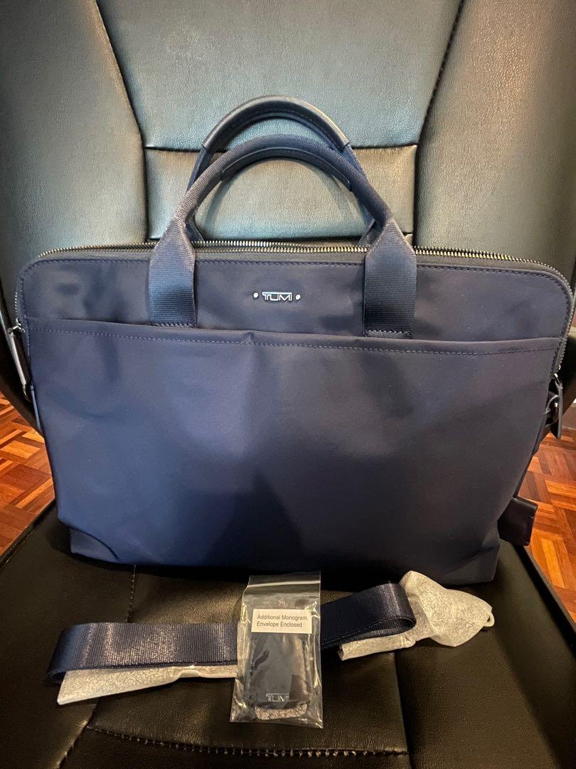 TUMI Voyageur Joanne Laptop Carrier Navy Blue Luxury Bags