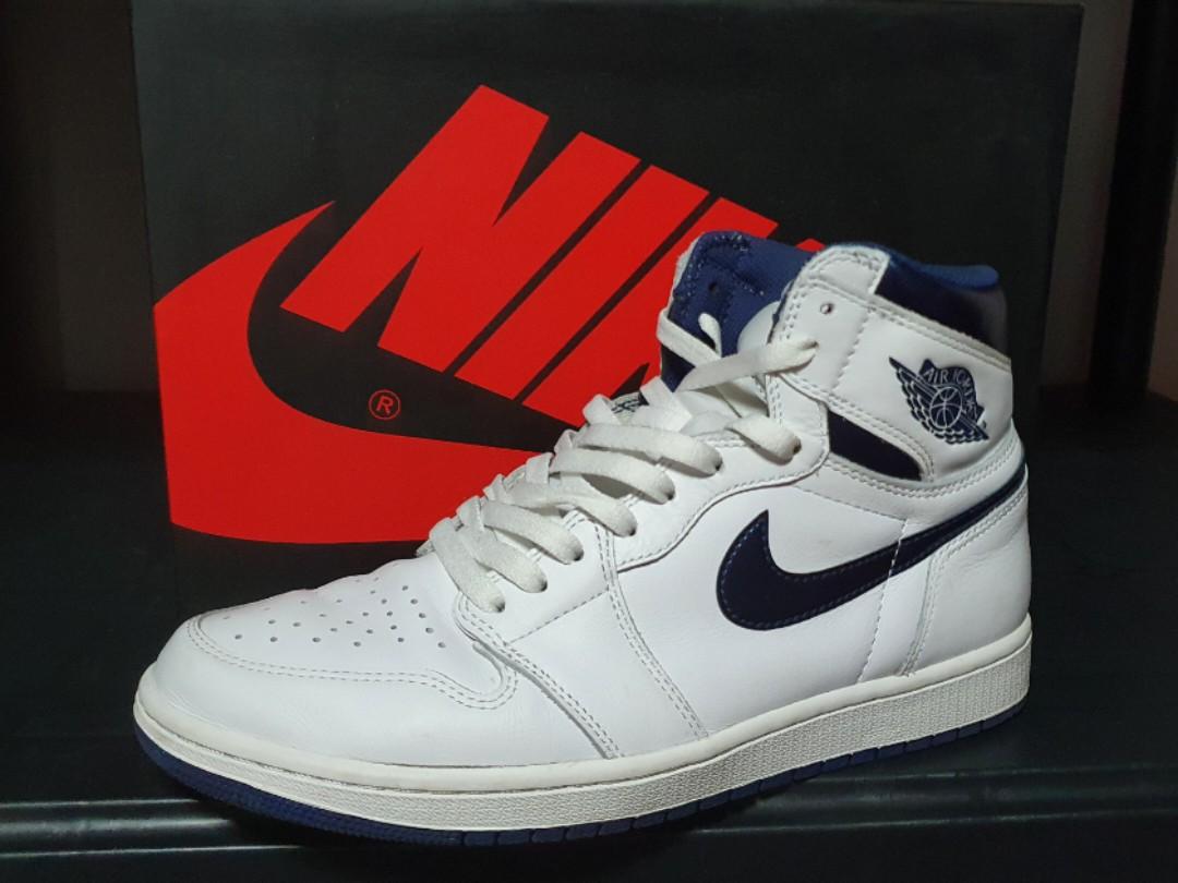 Air jordan discount 1 metallic navy