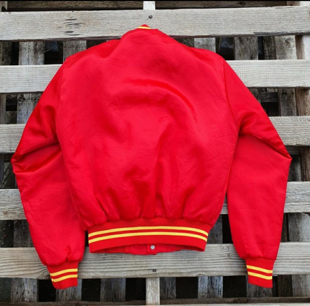 USMC Varsity Jacket, US Marine Corps Made in USA, Fesyen Pria, Pakaian