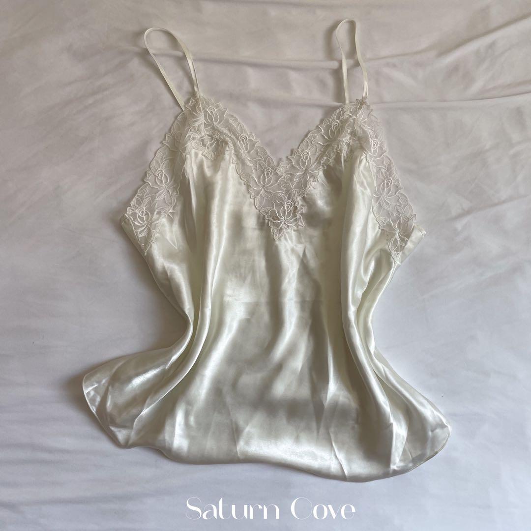 Vintage Victoria's Secret Gold label white camisole, Women's ...