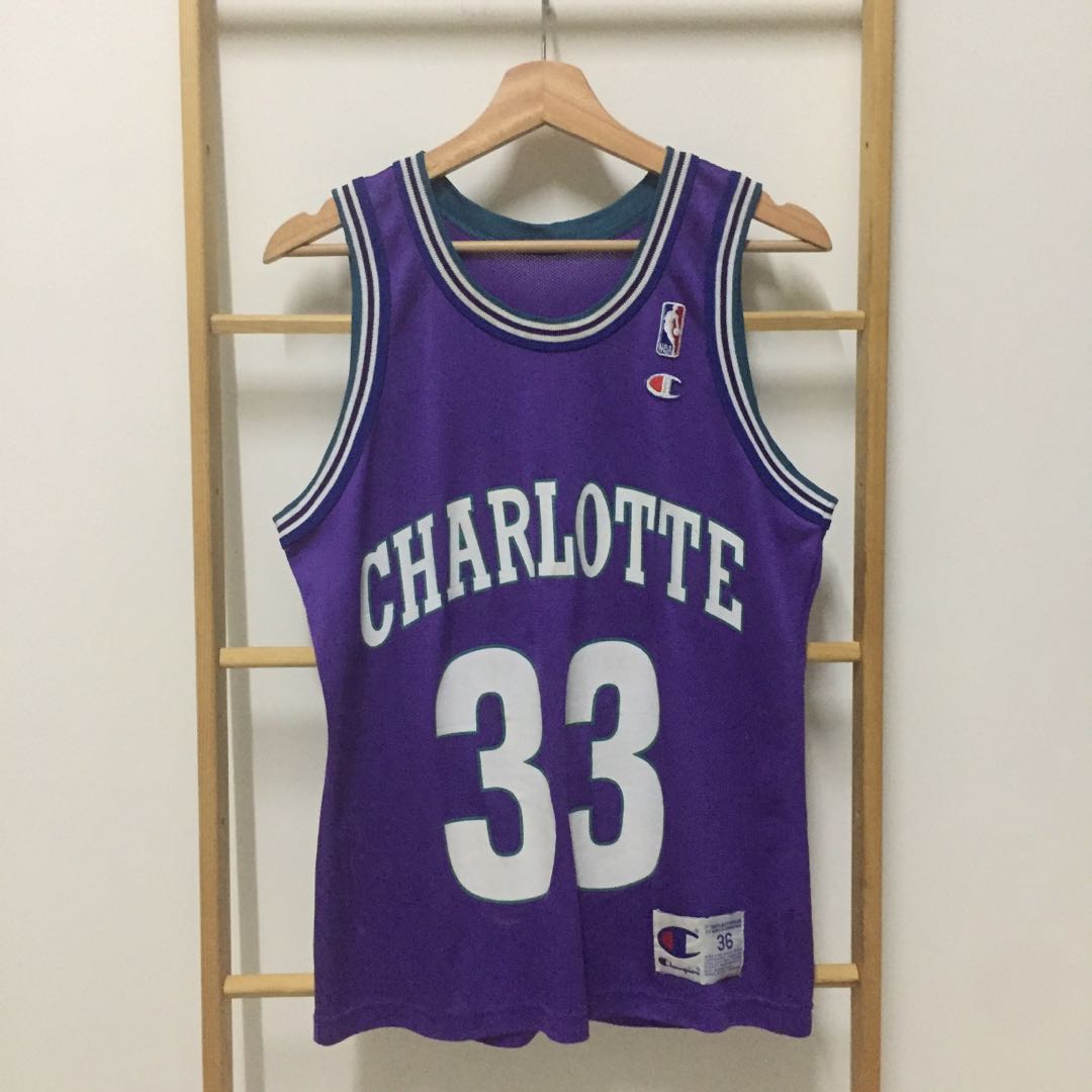 Rare VTG 90s Charlotte Hornets Vintage Starter Sz L NBA Baseball