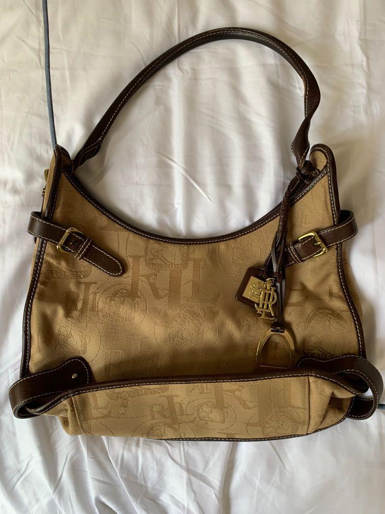 Vintage Ralph Lauren Brown Shoulder Bag