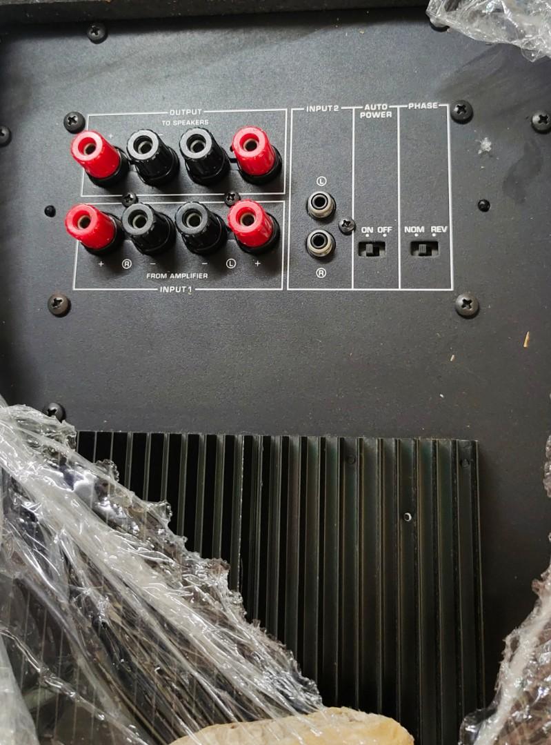 Yamaha YSTSW150 SUBWOOFER 110V/220V, 耳機及錄音音訊設備, Soundbar、揚聲器、藍牙喇叭、耳擴在旋轉拍賣