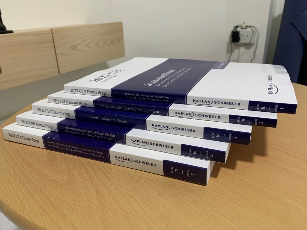2022 CFA Level 3 Kaplan Schweser Books
