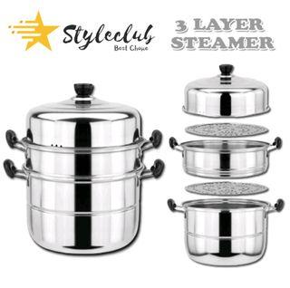 3 Layer Steamer Stainless Steel cooking pots cookware steam high quality