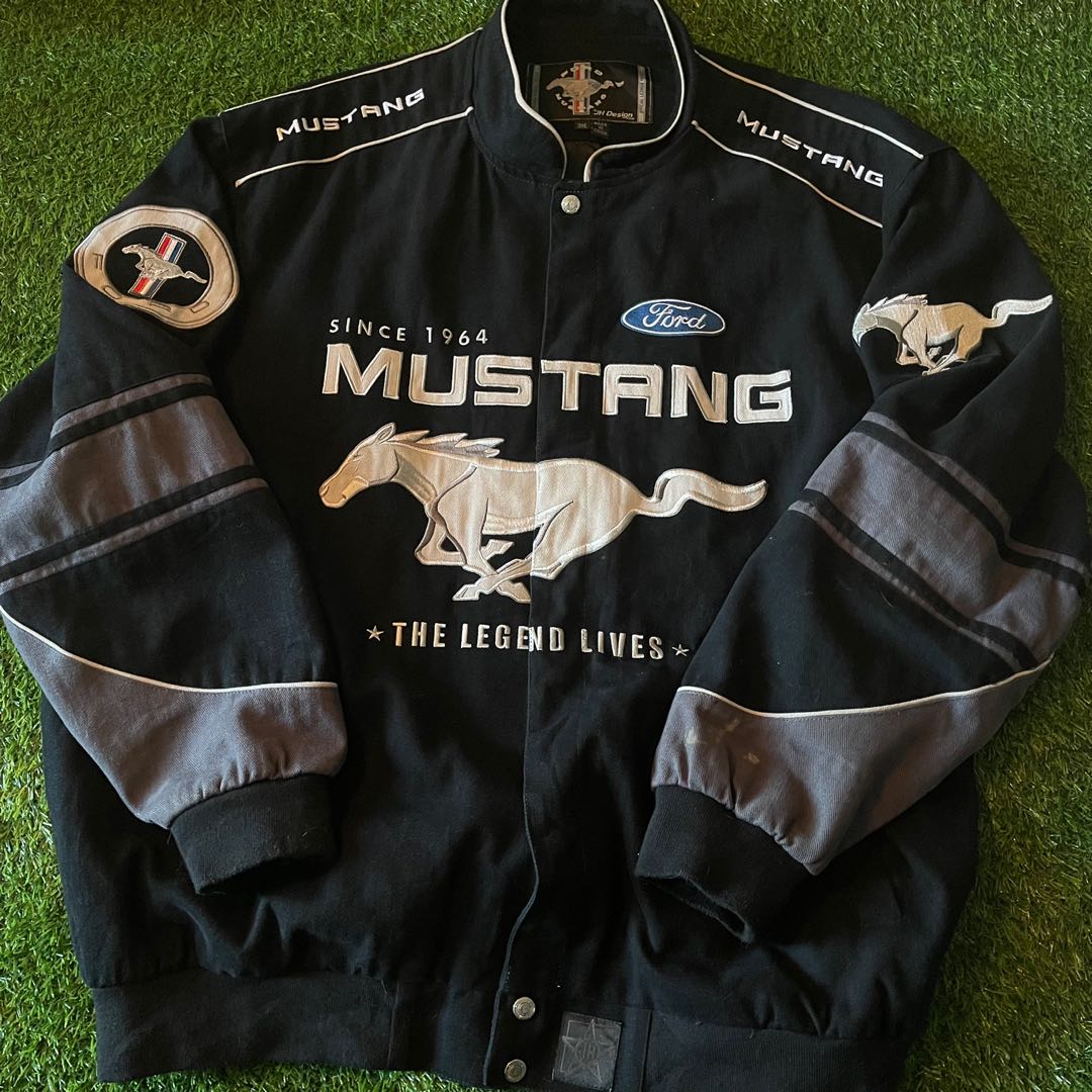4XL MUSTANG NASCAR RACING JACKET Men s Fashion Tops Sets on