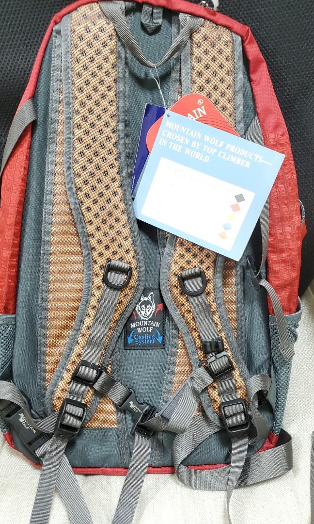 全新 背囊 mountain wolf backpack, 女裝, 手袋及銀包, 背囊 Carousell